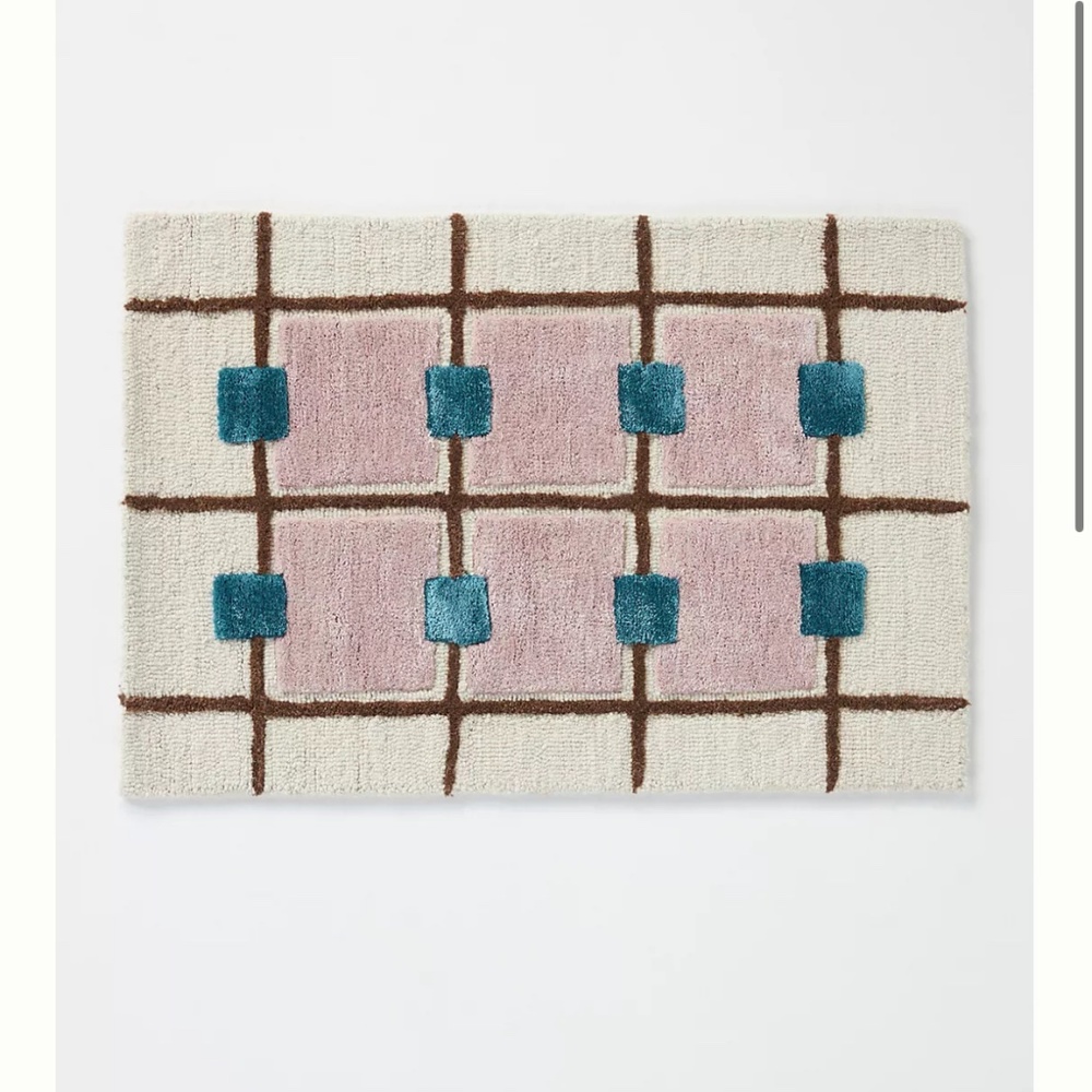 NEW Anthropologie Greer Hand-Tufted Rug 2’ x 3’